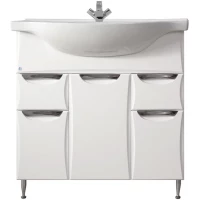 Тумба белый глянец 81 см Belux Сонет Н 85-02 4810924211897