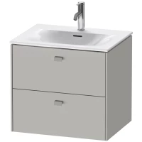 Тумба бетонно-серый матовый 62 см Duravit Brioso BR431000707