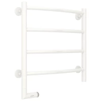 Полотенцесушитель электрический 500x500 белый глянец МЭМ левый Сунержа Галант 2.0 12-5200-5050