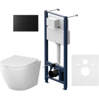 Комплект подвесной унитаз Am.Pm Like + система инсталляции Am.Pm Pro S IS47038.801900