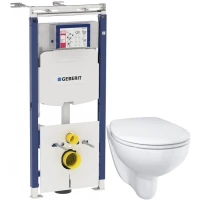 Комплект подвесной унитаз Grohe Bau Ceramic 39351000 + система инсталляции Geberit 111.362.00.5