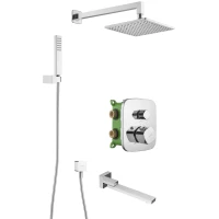 Душевой комплект 218 мм Swedbe Platta 5563