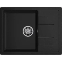 Кухонная мойка GranFest Quadro 650L 65x50 см, черный
