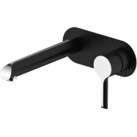 Смеситель для раковины Gappo G1003-26 встраиваемый, хром/черный