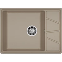 Кухонная мойка GranFest Vertex 680L 68x50 см, песочный
