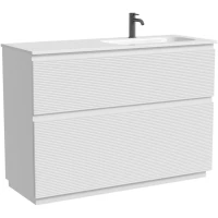 Тумба под раковину Sancos Folk Floor FL120FRW 119 см R, напольная, белый матовый