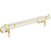 Полка стеклянная 60 см Migliore Olivia ML.OLV-60.620.BO.DO