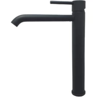 Смеситель для раковины Webert Elio EL830402560 с донным клапаном, черный матовый