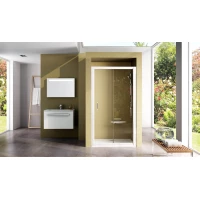 Душевая раздвижная дверь Ravak Rapier NRDP2 100 R белый Transparent 0NNA010PZ1