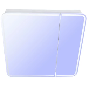 Изображение товара зеркальный шкаф 80x80 см белый l style line каре сс-00002276