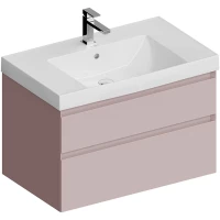 Тумба розовый матовый 77,8 см Kerama Marazzi Cubo CUB.80.2\MAL