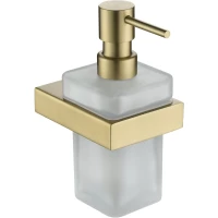 Дозатор для жидкого мыла Grocenberg AC0028MG 250 мл, настенный, золотой матовый