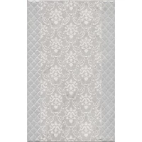 Декор Kerama Marazzi Мотиво серый светлый глянцевый 25x40