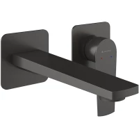 Смеситель для раковины Aqueduto Linha LIN0445 встраиваемый, оружейная сталь матовый