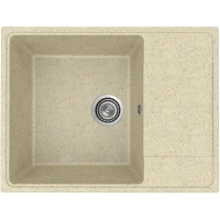 Кухонная мойка Practik PR-M-650-002 65x49,5 см, слоновая кость