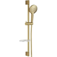 Душевой гарнитур AQUAme AQM8101GG 3 режима, золотой