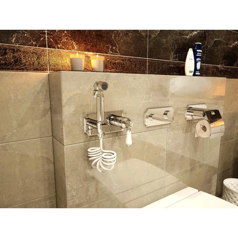 Гигиенический душ Elghansa Terrakotta 15C0686 (Set-59) со смесителем, хром