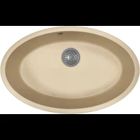 Кухонная мойка Florentina Вега Овал 22.430.E0650.104 70x44 см, бежевый
