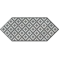 Декор Kerama Marazzi Келуш 5 черно-белый 14x34 HGD/A484/35006 