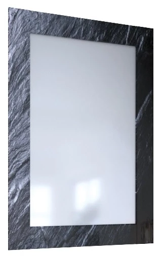 Зеркало 60x80 см черный дикий камень Marka One Glass У73246 зеркало для ванной omega glass нант sd73 с подсветкой 80x60 см прямоугольное