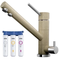 Смеситель для кухни с фильтром Omoikiri Tonami-CA карамель 4994221 + H851P00