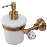 Дозатор для жидкого мыла Cezares Olimp OLIMP-SOI-02-Sw настенный, бронза