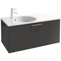 Тумба серый антрацит 100 см Jacob Delafon Odeon Rive Gauche EB2514-R8-N14