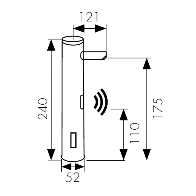 Смеситель для раковины бесконтактный Kaiser Sensor 38521 - фото 2