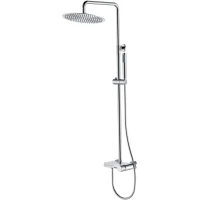 Душевая система Boheme Stick Spirale 128-CRCR.4 300 мм, со смесителем, хром