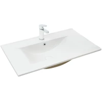 Раковина WeltWasser Deilbach 7505-75 10000004627 75x47 см, накладная, белый