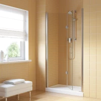 Душевая дверь Vegas Glass GPS LUX 85 08 crystalvision L 85 см L, профиль хром, стекло прозрачное