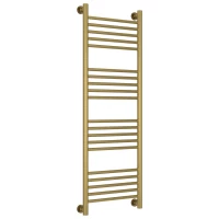 Полотенцесушитель водяной 1200x400 перемычка выгнутая состаренная латунь Сунержа Богема+ 051-0221-1240