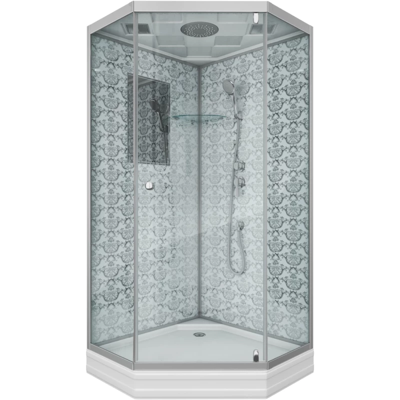 Душевая кабина 90x90x210 см Niagara NG-7701DW прозрачное Душевая кабина 90x90x210 см Niagara NG-7701DW прозрачное