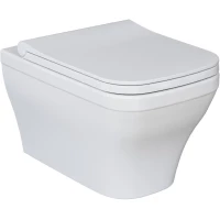 Унитаз подвесной Ambassador Benefit 203T20001R безободковый, белый глянец