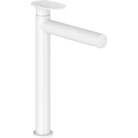 Смеситель для раковины Ravak Spring SG 015.10WHM X070567 без донного клапана, белый матовый