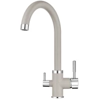 Смеситель для кухни с подключением к фильтру Granula 2168, БАЗАЛЬТ