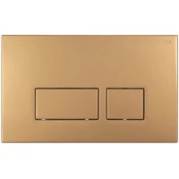 Кнопка смыва Boheme 664-G для инсталляции, золотой