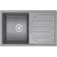 Кухонная мойка Granula 8002, алюминиум