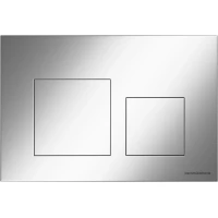 Кнопка смыва Ceramica Nova Balance Square CN12-002M для инсталляции, матовый хром