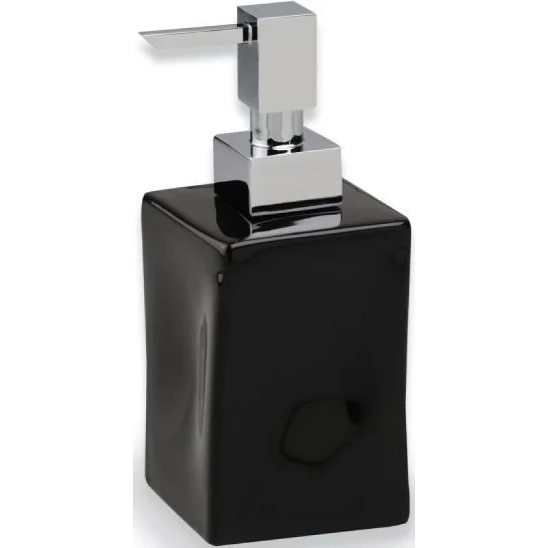 Дозатор для жидкого мыла Stil Haus Prisma 795(08-NE) настольный, хром/черный