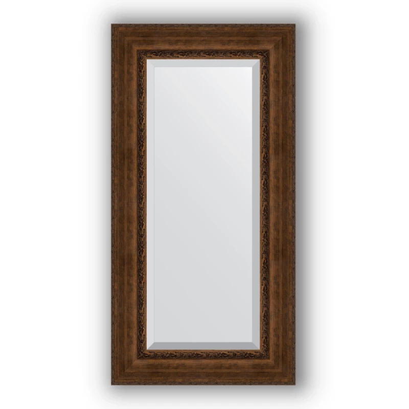 Зеркало 62x122 см состаренная бронза с орнаментом Evoform Exclusive BY 3507