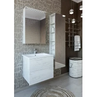 Комплект мебели дуб крафт белый 75 см Sanflor Чикаго C16781 + C000005829                 