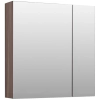 Зеркальный шкаф 85x87,3 см орех L Aquanet Нью-Йорк 00203954