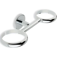 Держатель двойной Stil Haus Liz LZ35(08) для стакана, мыльницы, дозатора, хром