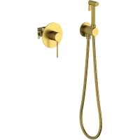 Гигиенический душ Timo Saona 2389/20SM со смесителем, темное золото матовый