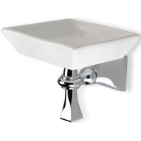 Мыльница Stil Haus Prisma PR09(08-BI) настенная, хром/белый