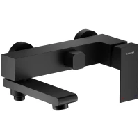 Смеситель для ванны Splenka S224.30.06 с душевым гарнитуром, черный матовый