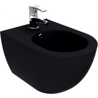 Биде подвесное Creavit Free FE510-00SM00E-0000 черный матовый