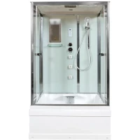 Душевая кабина 120x90x220 см Deto V1245 прозрачное