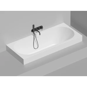 Изображение товара ванна из литьевого мрамора 180x80 см salini s-stone ornella axis kit 103521m